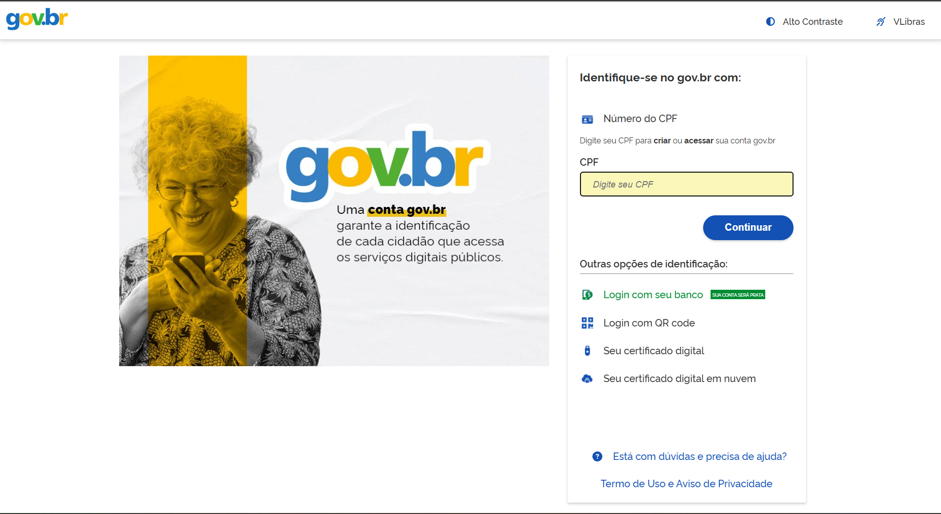 Login gov.br